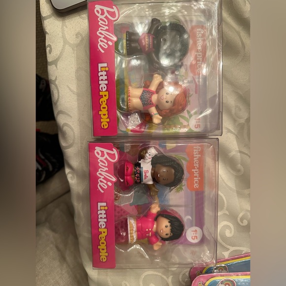 Other - 2 pack of Barbie fisher price little people dolls